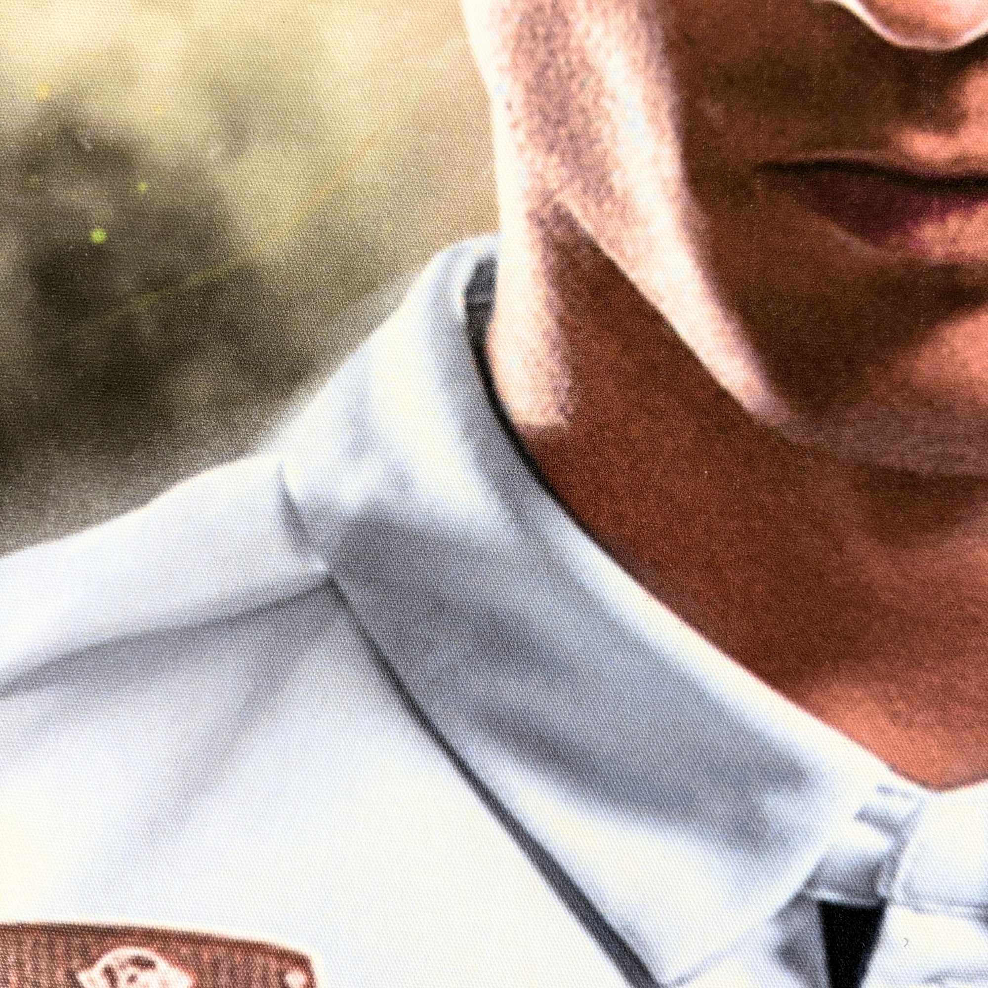 Textilná nálepka na stenu - Cristiano Ronaldo - detail